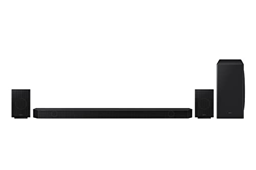 Samsung HW-Q935B 9.1.4-Kanal Q-Soundbar (Deutsches Modell), Rücklautsprecher inklusive, kabelloses Dolby Atmos/DTS:X, Q-Symphony [2022]