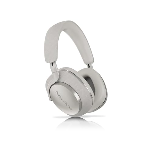 Bowers & Wilkins Px7 S2 Bluetooth Noise Canceling Headphones, Wireless, Qualcomm aptX™ Adaptive & Fast Charge, 30 Hours Playback, Six Built-in Microphones - Grau