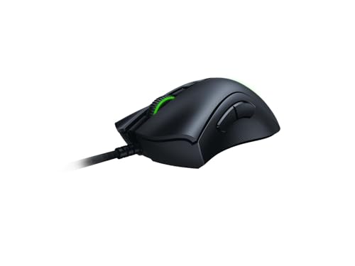 Razer DeathAdder V2 - Kabelgebundene USB-Gaming-Maus mit Optischen Mausschaltern (Focus+ 20K optischer Sensor, 8 Programmierbare Tasten, 5 On-Board-Speicherprofile) Schwarz