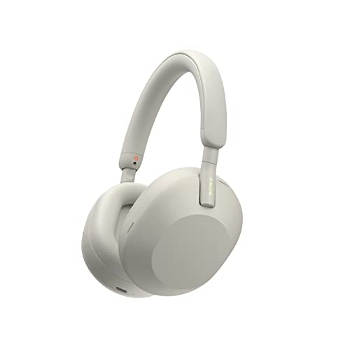 Sony WH-1000XM5 kabellose Bluetooth Noise Cancelling Kopfhörer (30h Akku, Touch Sensor, Headphones Connect App, Schnellladefunktion, optimiert für Amazon Alexa, Headset mit Mikrofon) Silber