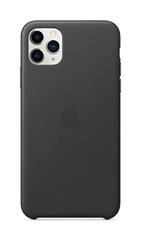 Apple Leder Case (für iPhone 11 Pro Max) - Schwarz - 6.5 Zoll