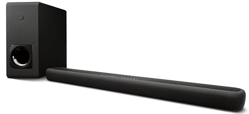 Yamaha YAS-209 Soundbar/TV Lautsprecher (mit integrierter Alexa Sprachsteuerung und kabellosem Subwoofer – mit 3D Surround Sound und Musikstreaming über Bluetooth) schwarz