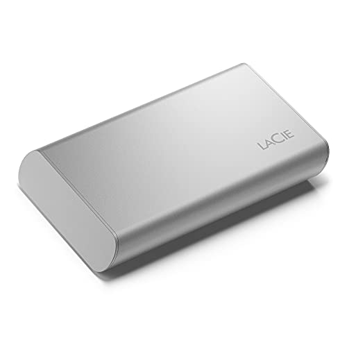 LaCie Portable SSD, externe SSD 1TB, 2.5 Zoll, PC & Mac, Iphone 15 Pro kompatibel, inkl. 3 Jahre Rescue Service, Modellnr.: STKS1000400