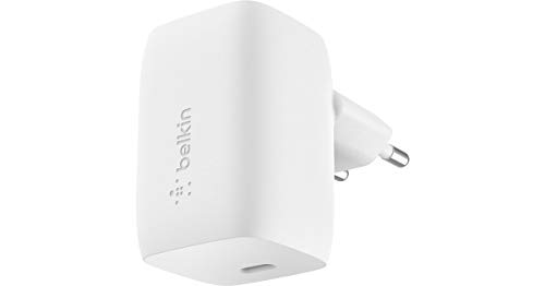 Belkin 60-W-GaN-Ladegerät, USB-C PD-Ladegerät (lädt MacBook Pro, iPhone 13-Serie) USB-C-Schnellladegerät für MacBook, MacBook Pro, iPhone