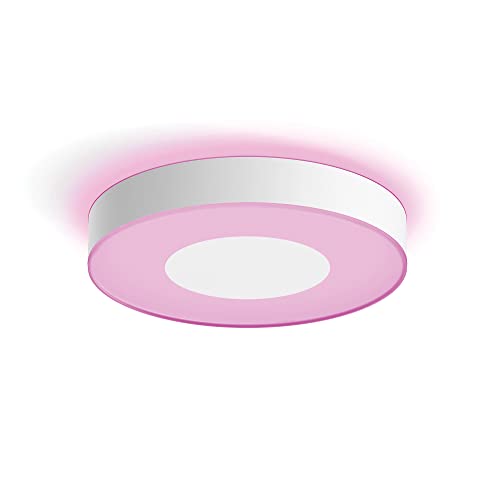 Philips Hue White & Color Ambiance Infuse Deckenleuchte L weiß 3450lm, dimmbar, 16 Mio. Farben, steuerbar via App, kompatibel mit Amazon Alexa (Echo, Echo Dot)