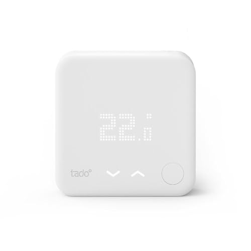 tado° Funk-Temperatursensor – Wifi Zusatzprodukt für smarte Heizkörperthermostate – digitale Raumtemperaturmessung für optimale Heizkörpersteuerung per App – einfache Installation – Heizkosten sparen