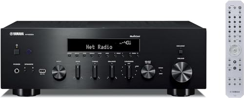 Yamaha R-N600A Network Receiver - schwarz - modernste ToP-Art-Struktur und Pure Direct-Modus - MusicCast - Sabre ES9010K2M 384 kHz, 32-Bit-DAC