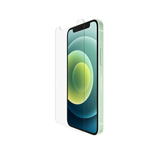 Belkin iPhone 12 mini Displayschutz TemperedGlass antimikrobiell (hochentwickelter Schutz, der Bakterien auf dem Display um bis zu 99 % reduziert