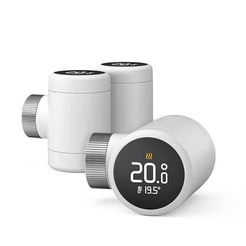 tado° Smartes Heizkörperthermostat X – Trio Pack, Heizungssteuerung per App und Smart Speaker (Alexa, Siri, Google Assistant), Energie sparen, DIY Installation, nicht kompatibel mit tado° V3+