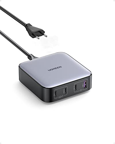 UGREEN Nexode 100W USB C Ladegerät Mehrfach USB C Netzteil 4-Port GaN Charger PPS 45W kompatibel mit MacBook Pro/Air, Surface Pro, iPhone 16 Pro Max/ 16/15 Pro/Pro Max, Galaxy S24 Ultra, S23 usw.