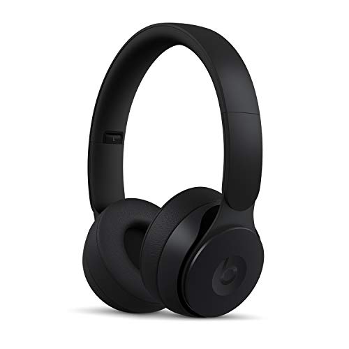 Beats Solo Pro Kabellose Bluetooth On-Ear Kopfhörer mit Noise-Cancelling – Apple H1 Chip, Bluetooth der Klasse 1, aktives Noise-Cancelling, Transparenzmodus, 22 Stunden Wiedergabe – Schwarz