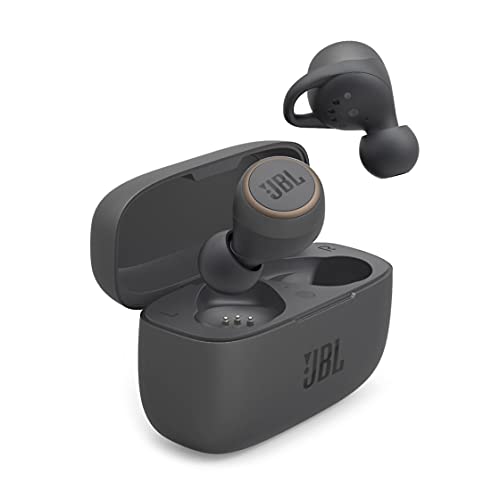 JBL LIVE 300TWS In-Ear Bluetooth Kopfhörer in Schwarz – True Wireless Ohrhörer mit Freisprecheinrichtung – Bis zu 6 Stunden Akkulaufzeit mit einer Ladung – Inkl. Ladecase