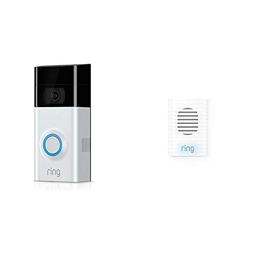 Ring Video Doorbell 2 + Chime WLAN Türgong, weiß