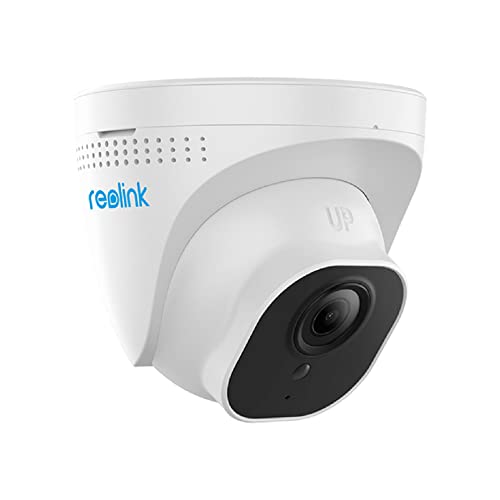 Reolink 5MP Super HD PoE IP Kamera, 3X Optischer Zoom, IP66 Wasserfest mit integriertem Micro SD Kartensteckplatz für Aussen, Innen, Überwachungskamera mit 30 Meter Nachtsicht und Audio, RLC-522