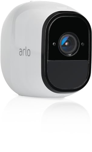 Arlo Pro Überwachungskamera & Alarmanlage, Zusatzkamera, Smart Home, kabellos, Aussen, Nachtsicht, Bewegungsmelder, 130 Grad Blickwinkel, WLAN, 2-Wege Audio, wetterfest, VMC4030