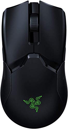 Razer Viper Ultimate - Beidhändige Esports-Gaming-Maus mit Drahtloser HyperSpeed-Technologie (Focus+ 20K Optischer Sensor, 74g Leicht, RGB Chroma) Schwarz