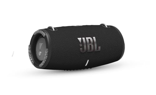 JBL Xtreme 3 Musikbox in Schwarz – Wasserdichter, portabler Stereo Bluetooth Speaker mit integrierter Powerbank – Mit nur einer Akku-Ladung bis zu 15 Stunden Musikgenuss