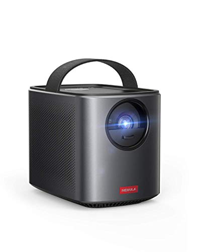 Nebula Mars II Pro von Anker,Tragbarer kompakter Projektor 500 ANSI Lumen,720p Bildqualität,Mini Beamer mit 30-150 Zoll,3 Stunden Akku, 10W Lautsprecher,Filmprojektor(Generalüberholt)