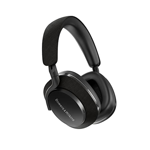 Bowers & Wilkins Px7 S2 Bluetooth Noise Canceling Headphones, Wireless, Qualcomm aptX™ Adaptive & Fast Charge, 30 Hours Playback, Six Built-in Microphones - Schwarz