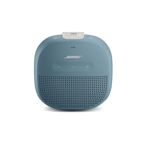 Bose SoundLink Micro Bluetooth speaker: kleiner tragbarer, wasserdichter Lautsprecher mit Mikrofon, Blau