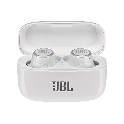 JBL LIVE 300TWS In-Ear Bluetooth Kopfhörer in Weiß – True Wireless Ohrhörer mit Freisprecheinrichtung – Bis zu 6 Stunden Akkulaufzeit mit einer Ladung – Inkl. Ladecase