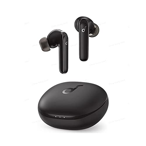 soundcore by Anker P3 Bluetooth Kopfhörer mit Geräuschunterdrückung, Intensiver Bass, 6 Mikrofone, Multi-Modus Geräuschisolierung, Wireless Charging, App Gaming Modus, Schlafmodus(Schwarz)