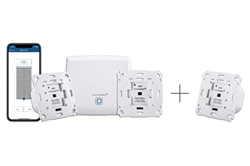 Homematic IP Smart Home Starter Set Beschattung + Rollladenaktor, intelligente Steuerung von Rollläden und Markisen, auch per kostenloser App