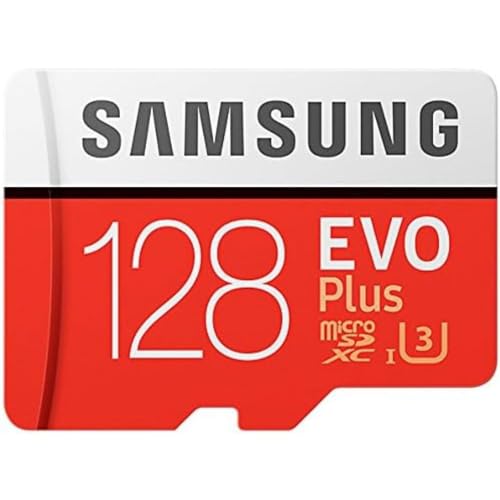 Samsung Micro SDXC 128GB Class 10 EVO Plus U3 Memory Card (inkl. SD Adapter, bis zu 100MB/s) [Amazon Frustfreie Verpackung]