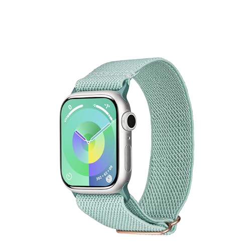 Artwizz WatchBand Flex kompatibel mit Apple Watch Ultra [49mm] 10 [46mm] 9 8 7 [45mm] SE 6 5 4 [44mm] 3 2 1 [42mm] Atmungsaktives Stoffarmband, Türkis