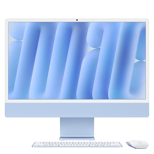 Apple iMac All-in-One Desktop-Computer mit M4 Chip mit 10 Core CPU und 10 Core GPU: 24