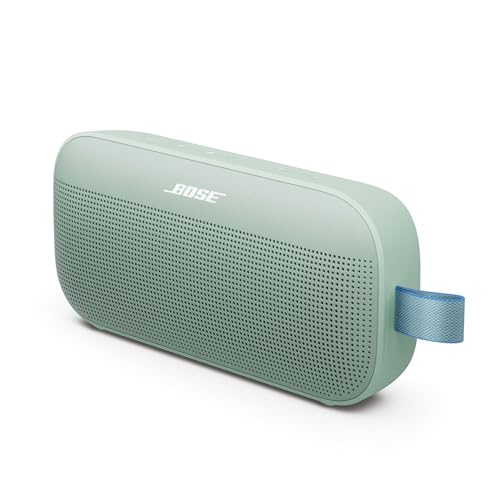 Bose SoundLink Flex Bluetooth-Lautsprecher (2. Gen.), Tragbarer Außen-Lautsprecher mit naturgetreuem Klang, bis zu 12 Stunden Akkulaufzeit, staubdicht und wasserdicht, Alpine Sage - Limited Edition