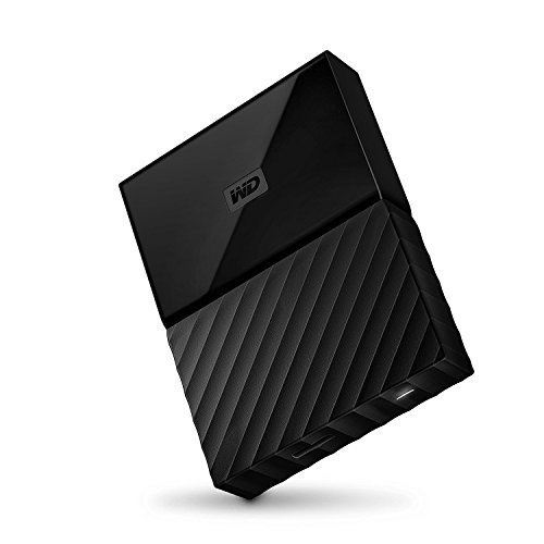 WD My Passport 4TB Portable Hard Drive and Auto Backup Software for PC, Xbox One and PlayStation 4 - Black