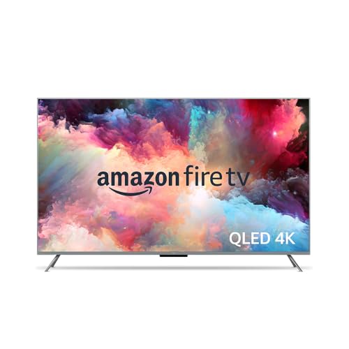 Amazon Fire TV Omni QLED Serie Smart-TV, 65 Zoll (165 cm) Fernseher, 4K UHD, lokales Dimmen, Sprachsteuerung mit Alexa. In Deutschland nicht erhältlich