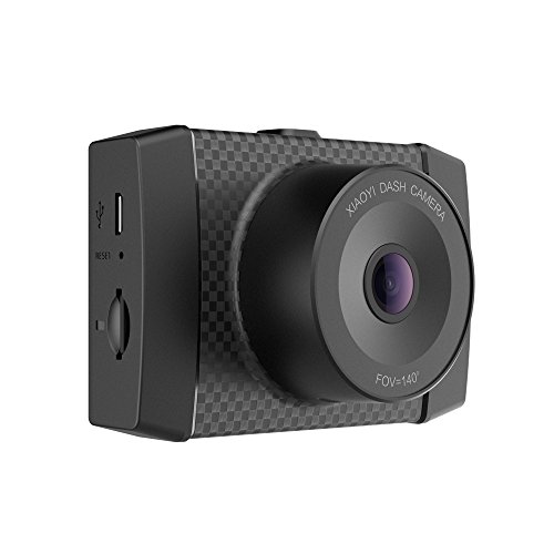 YI Ultra DashCam 2,7K Auflösung 140° Weitwinkelobjektiv Auto Kamera mit MEMS 3-Achse G-Sensor, Sprachbefehl und 6,86 cm (2,7 Zoll) LCD Bildschirm-schwarz