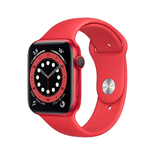 Apple Watch Series 6 (GPS + Cellular, 44 mm) Aluminiumgehäuse Product(RED), Sportarmband Product(RED)