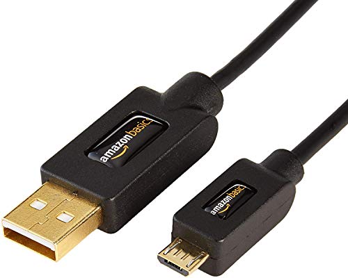 Amazon Basics USB 2.0-Kabel A-Stecker auf Micro-B, 0,9 m (3 Stück)