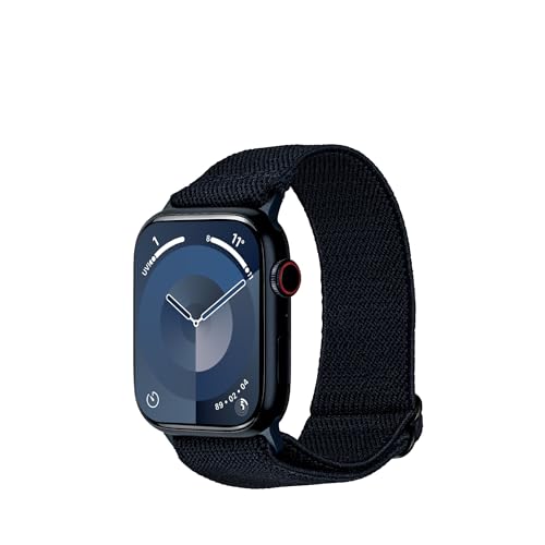 Artwizz WatchBand Flex kompatibel mit Apple Watch Ultra [49mm] 10 [46mm] 9 8 7 [45mm] SE 6 5 4 [44mm] 3 2 1 [42mm] Atmungsaktives Stoffarmband, Blau