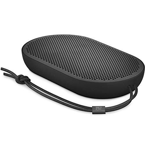 Bang & Olufsen Beoplay P2 Bluetooth-Lautsprecher (tragbar, mit integriertem Mikrofon) schwarz