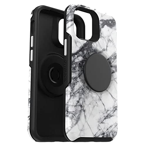 OtterBox Pop Symmetry Apple iPhone 12 Mini White Marble, 77-65390, weiß