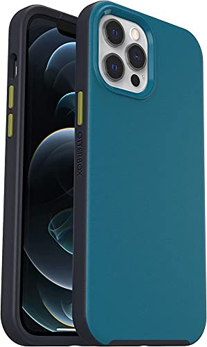 OtterBox Slim Serie Hülle für iPhone 12 Pro Max mit MagSafe, stoßfest, sturzsicher, ultraschlank, dünne schützende Hülle, getestet nach Militärstandard, Blau/Grau