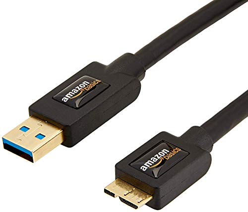 Amazon Basics USB 3.0-Kabel A-Stecker auf Micro-B, 2,7 m