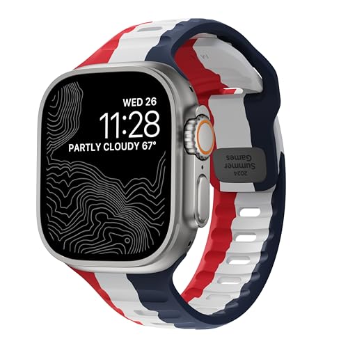 NOMAD Sport Band V2 | für Apple Watch 42/44/45/49 mm| strapazierfähiges, wasserfestes Uhrenarmband | Summer Games