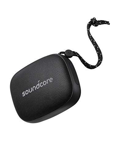 Soundcore Anker Icon Mini Bluetooth Lautsprecher, Kleiner & Federleichter Bluetooth Lautsprecher mit IP67 Wasserschutzklasse, 8 Stunden Akkuleistung, Kompaktes Design für Reisen & Wandern (Schwarz)