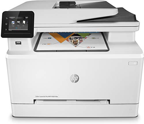 HP Color LaserJet Pro M281fdw Multifunktions-Farblaserdrucker, Laserdrucker (Drucken, scannen, kopieren, Faxen, WLAN, LAN, Duplex, Airprint) weiß