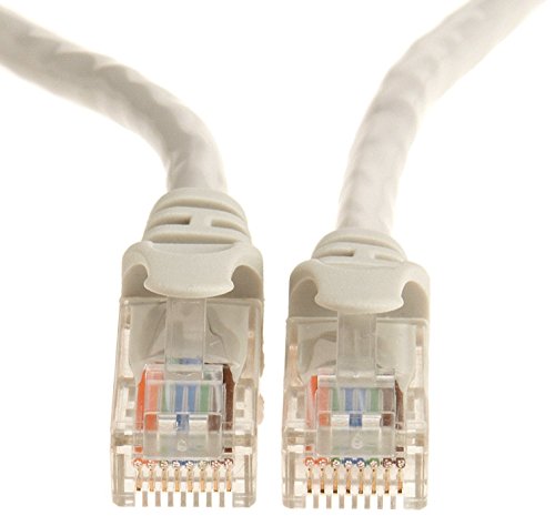 Amazon Basics RJ45-Cat-5e-Ethernet-Patchkabel, 4,2 m' Hellgrau