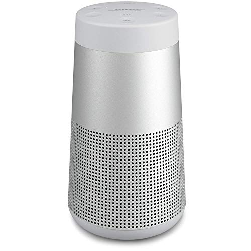 Bose SoundLink Revolve, tragbarer Bluetooth - Lautsprecher (mit kabellosem 360°-Surround-Sound), Silber