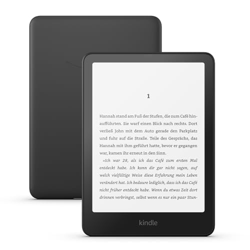 Der neue Amazon Kindle Paperwhite (16 GB) – Unser schnellster Kindle, mit neuem 7-Zoll-Display und wochenlanger Akkulaufzeit – ohne Werbung – schwarz