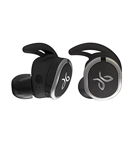 Jaybird Run Kabellose In-Ear Kopfhörer, Bluetooth, Schweißbeständig & Wasserdicht, 12-Stunden Akkulaufzeit, Sport-Fit, Smartphone/Tablet/iOS/Android - Jet/Schwarz