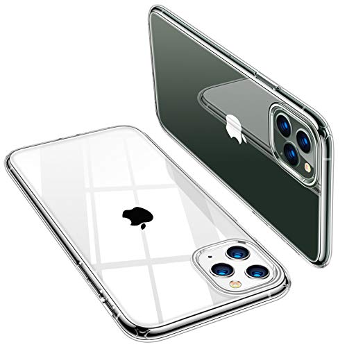 TORRAS Crystal Series Kompatibel mit iPhone 11 Pro Max Hülle (Vergilbungsfrei & Dünn) Schutzhülle Weiche Silikon Durchsichtig Case Faith Series Handyhülle (Transparent)