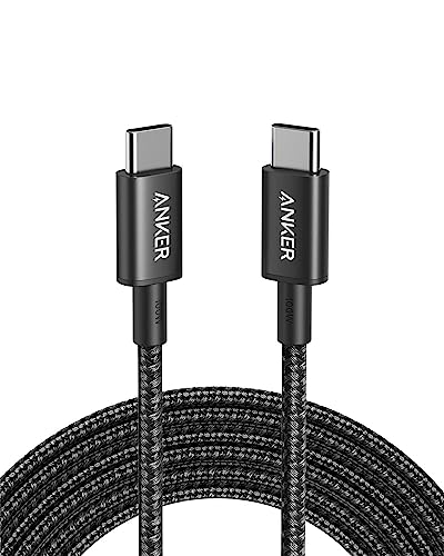 Anker USB C Kabel, 100W Ladekabel USB C 3m, USB C auf USB C Kabel für iPhone 16 15 Serie Samsung Galaxy S24 S23 S22 MacBook Pro Air iPad Pro Air Pixel Switch LG und mehr